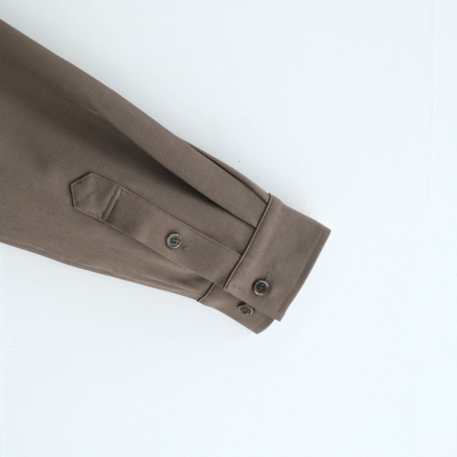 MERELY US LAZY OVERSHIRT / シャツ / 長袖 / DARK TAUPE