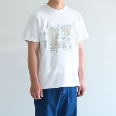 J&T / Tシャツ / プリント / WHITE