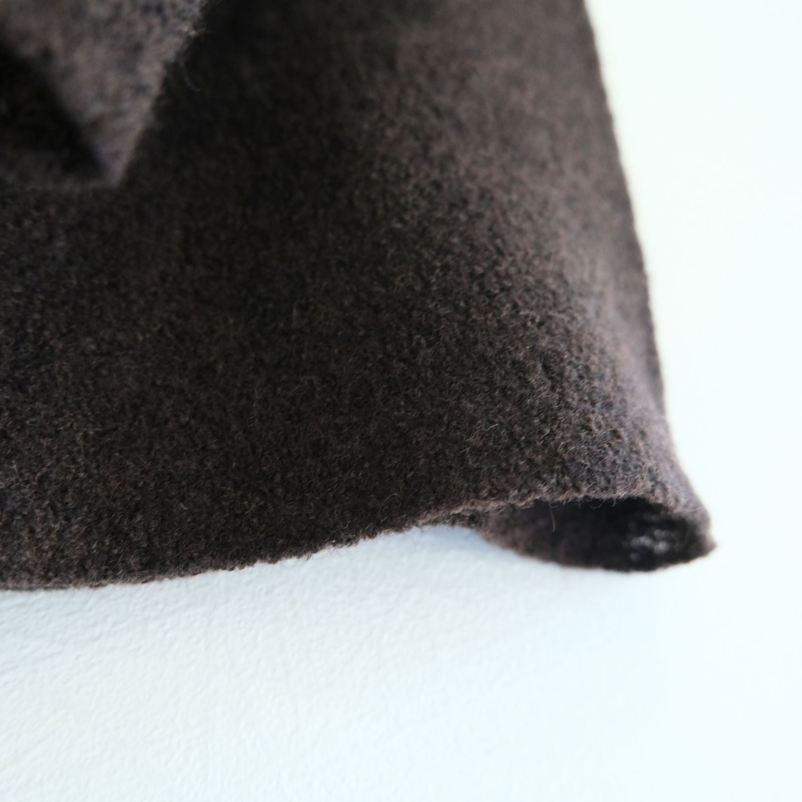 【残り1点】CARDIGAN JACKET  ‐Hard Twist Crepe Knit‐（Brown）