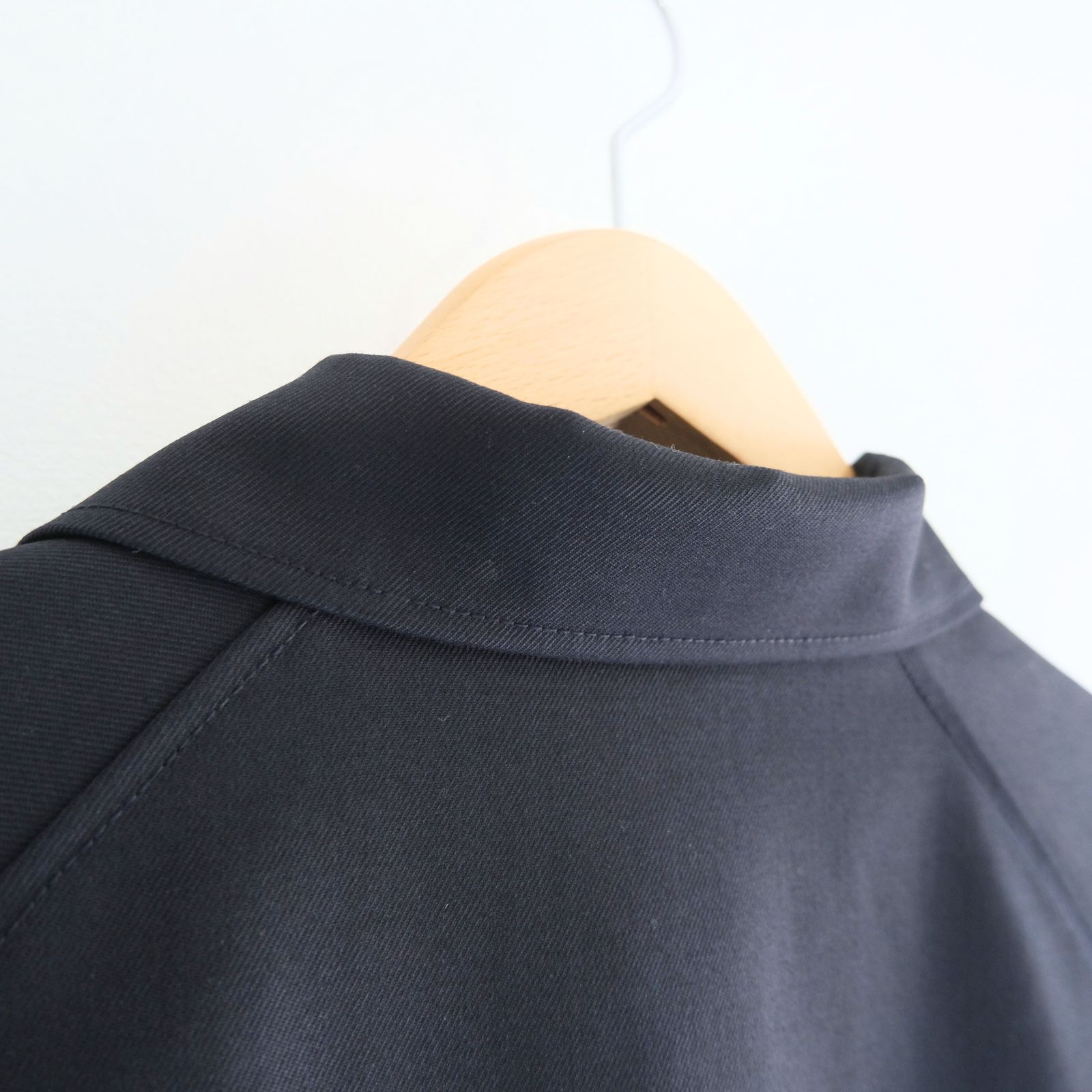 【残り1点】MESH WOOLEN RAGLAN BLOUSON（LIBERTY NAVY）