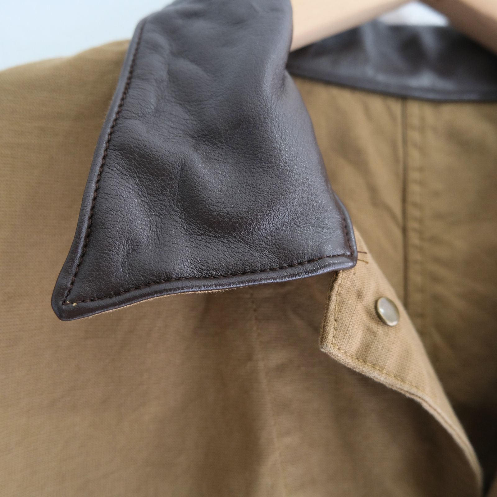 WASHED C/R/S DUCK COVERALL / ジャケット / カバーオール / KHAKI BEIGE