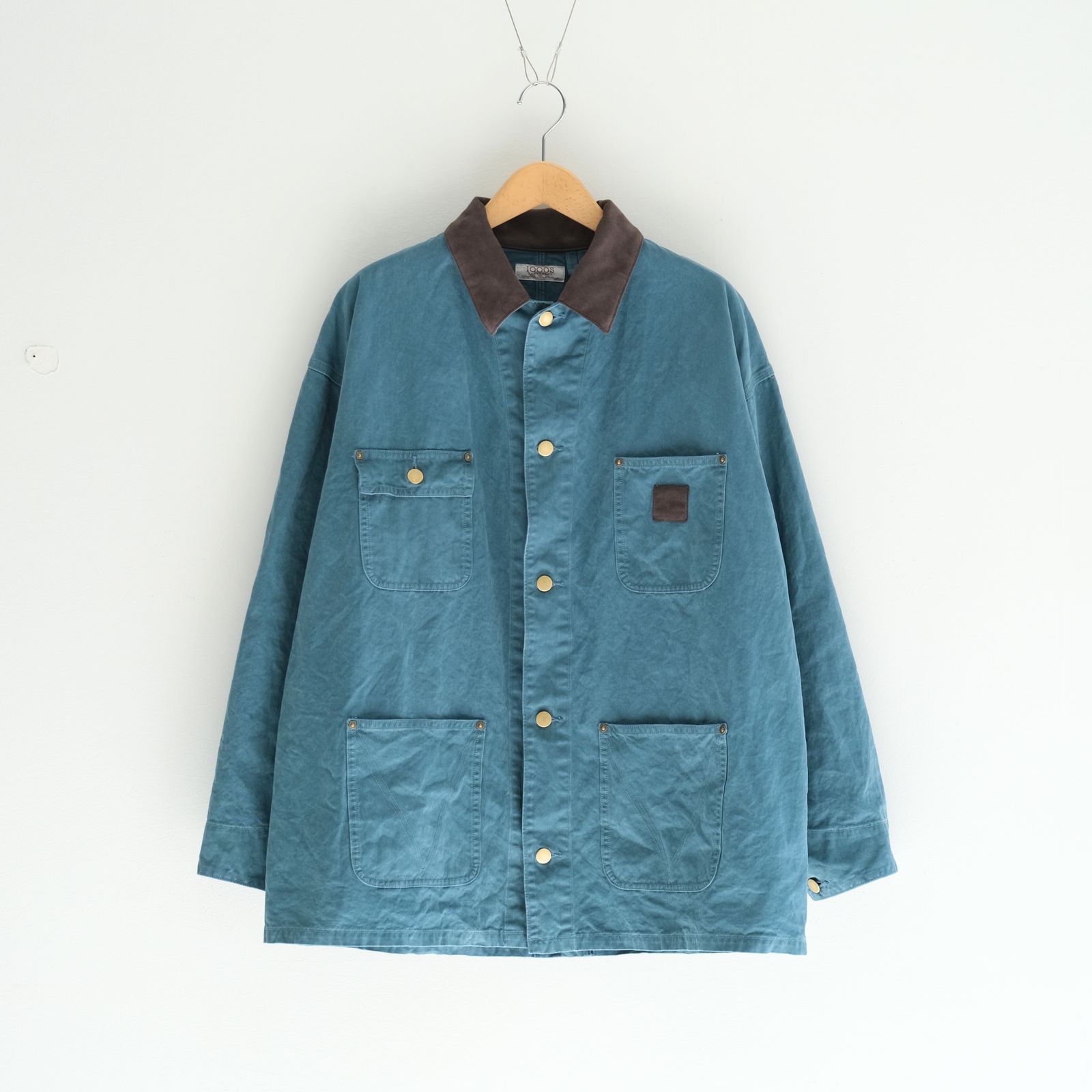 WAXED DUCK CHORE COAT / ジャケット / チョアコート / パラフィン加工 / ワックス / TEAL GREEN