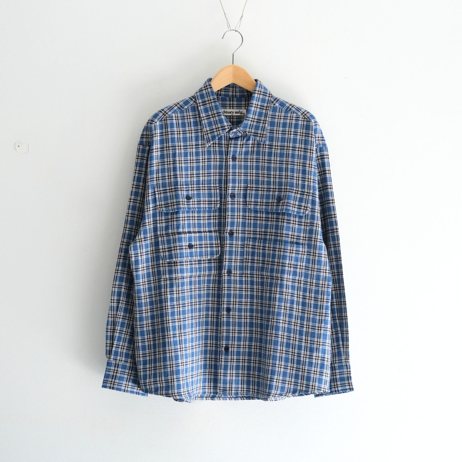 【残り1点】Harvest Shirt（Kyanite Handloom）