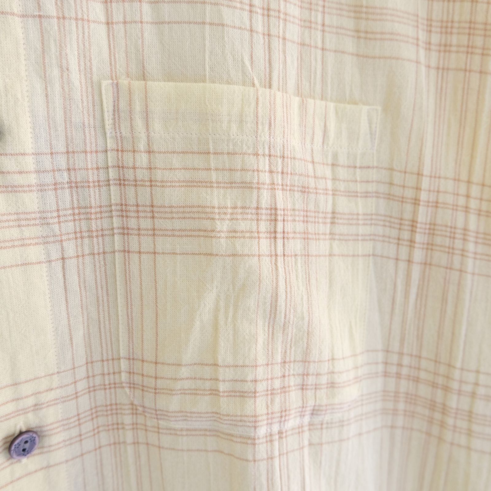 "MERCED" Sheer Through Shirt （YELLO）