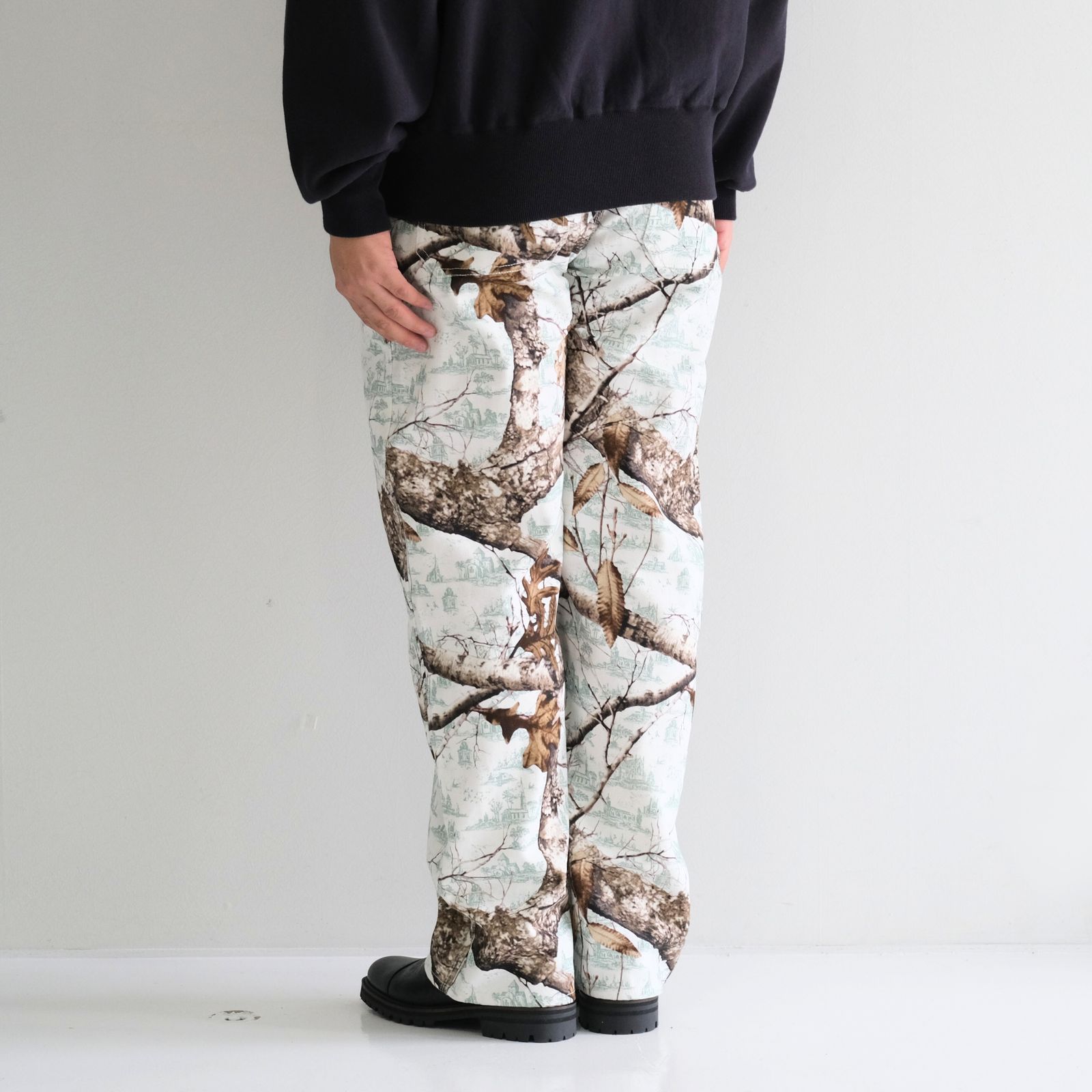 Cheese Camo Pants / パンツ / キャンバス地 / WHITE