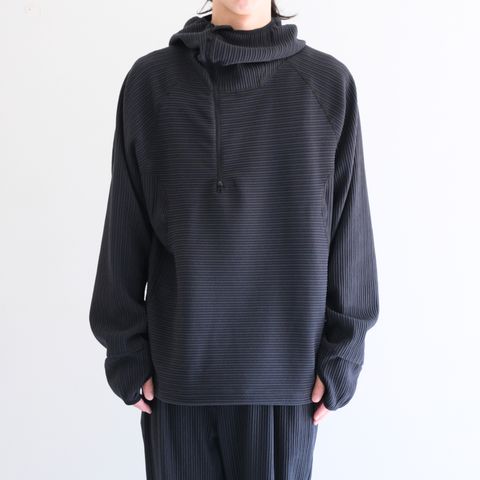 Uneven Anonymous Balaclava Hoodie / アンイーヴン アノニマス バラクラバ フーディー（OFF BLACK）