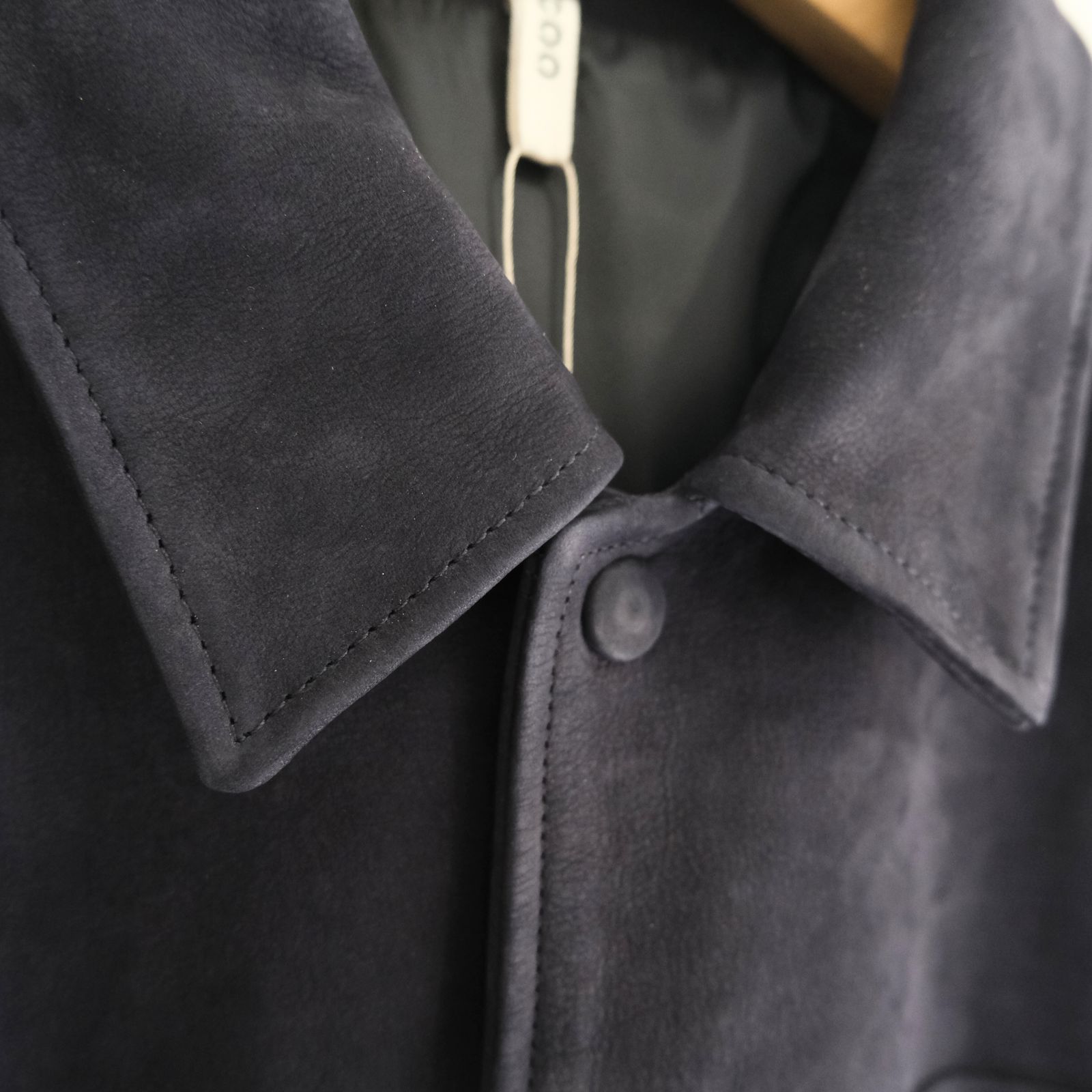 COACH JKT / ジャケット / コーチジャケット / レザージャケット / COW NUBUCK / 牛革 / NAVY