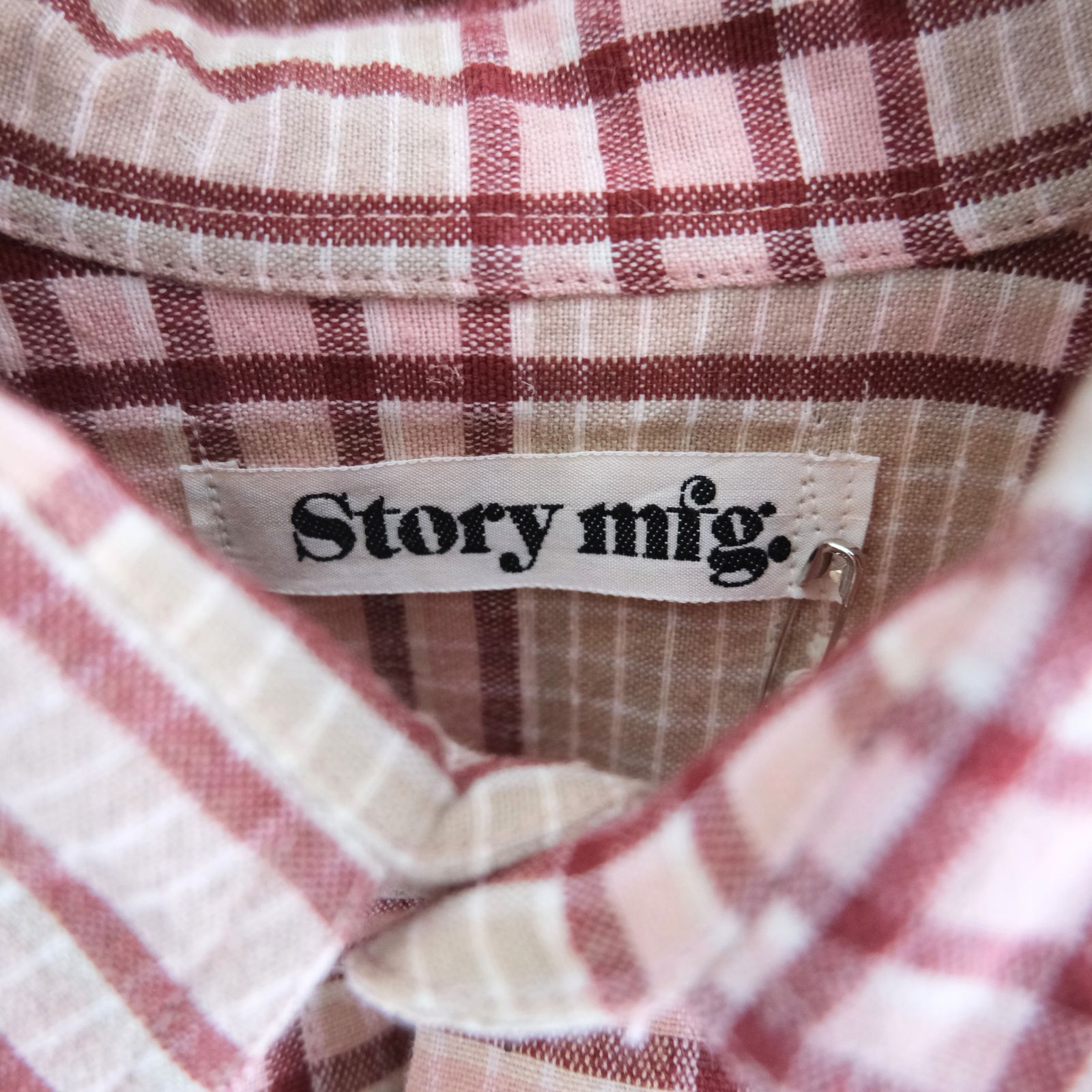 PLANE SHIRT / プレーンシャツ（FLORA CHECK HANDLOOM）