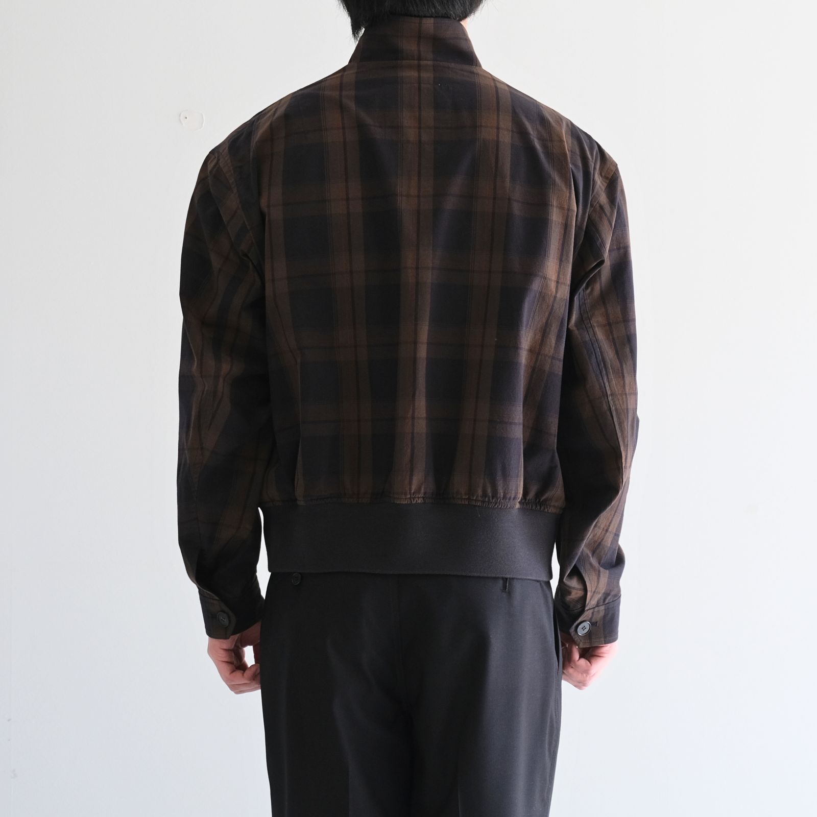 Huge Harrington Jacket / ハリントンジャケット / Olive-Check