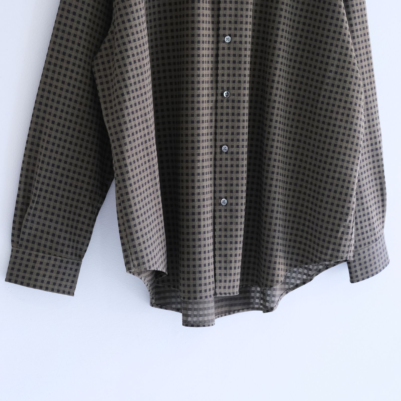 36G Atomoshere Check Shirt / シャツ / GREEN(Sterling Green)