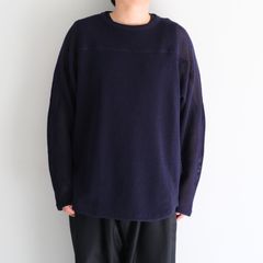 FOOTBALL KNIT TEE L/S ‐Cotton mesh‐ / フットボール ニット TEE L/S ‐コットンメッシュ‐（Navy）