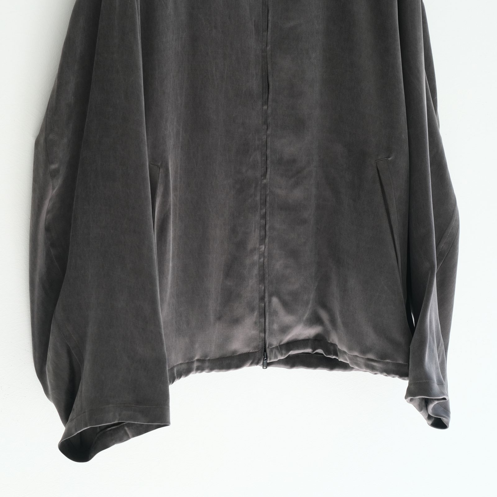 Cupro Drizzer JKT / ジャケット / ドリズラージャケット / キュプラ / Gray