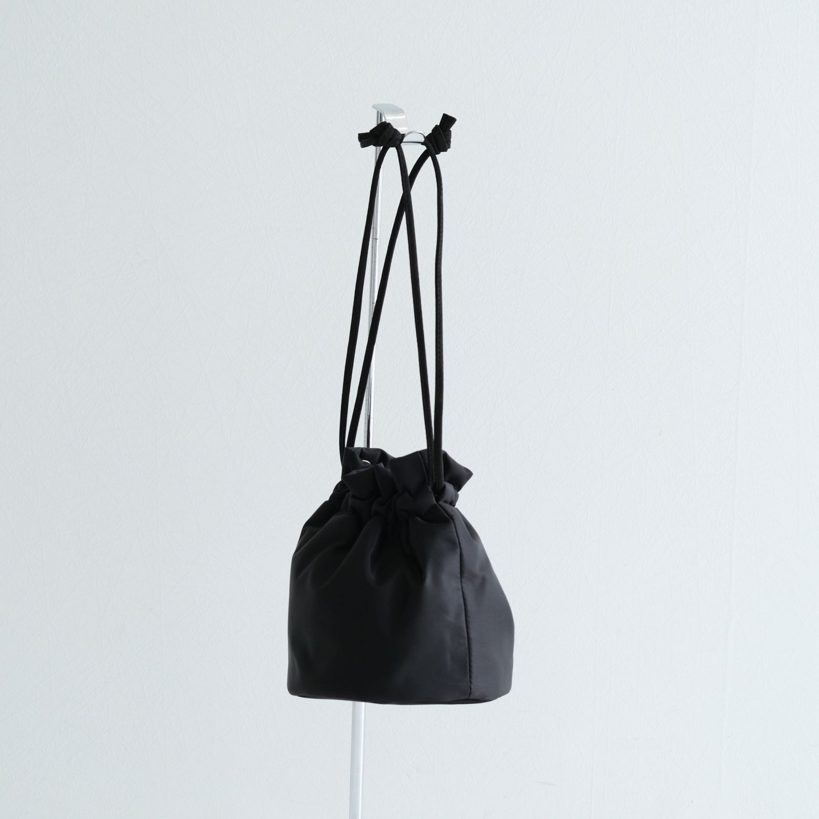 LARME NYLON LEATHER CODE PURSE / バッグ / ナイロン / BLACK