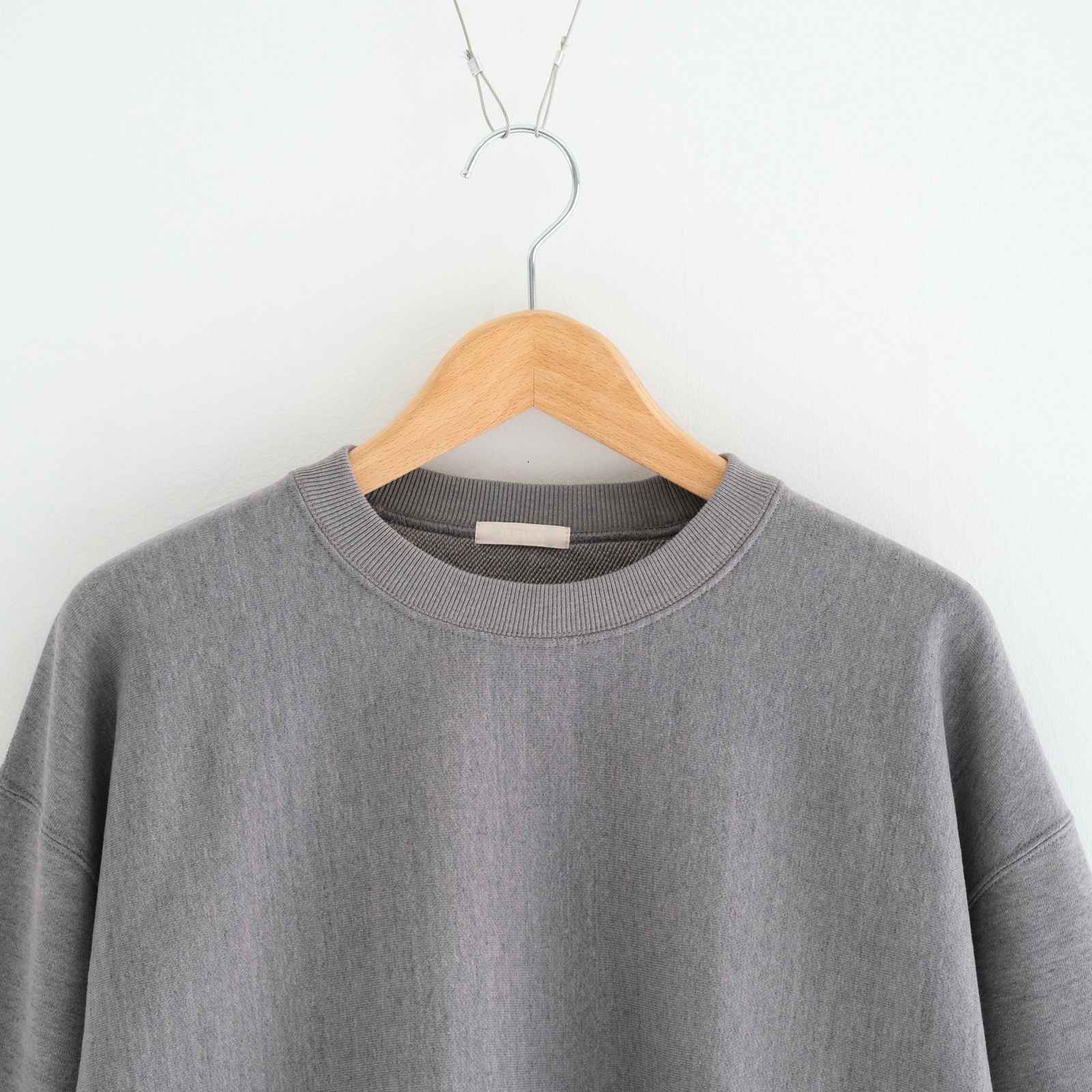 FADED SILKY TERRY RW SWEAT SHIRT / スウェット / HEATHER ASH