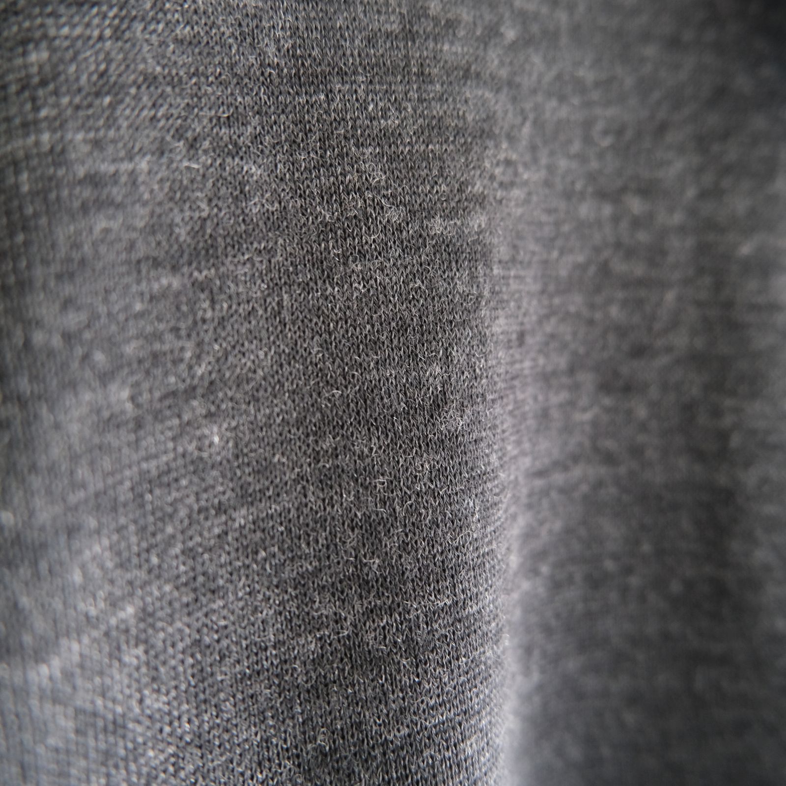 Wool Jersey Twisted polo Shirts / ポロシャツ / Gray