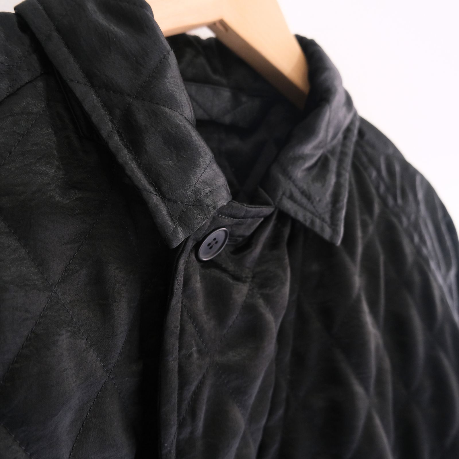 QUILTING RAGLAN JACKET / ジャケット / シングルジャケット / BLACK