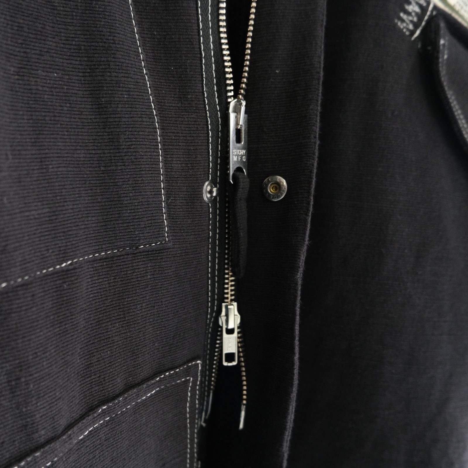 BRAMBLE PARKA / コート / フィッシュテールパーカー/ コットン / Wonky-Wear / BLACK