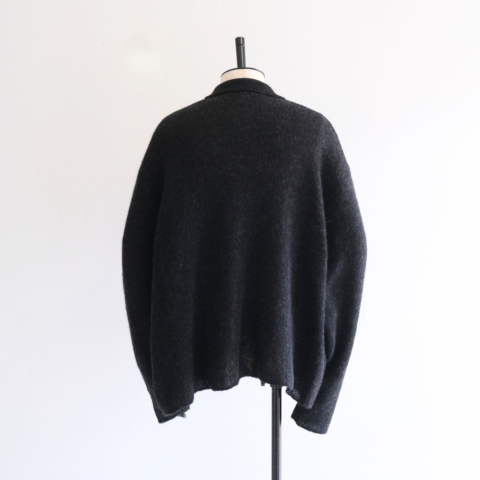 【残り1点】Kid Mohair Knit Shirts（Black）
