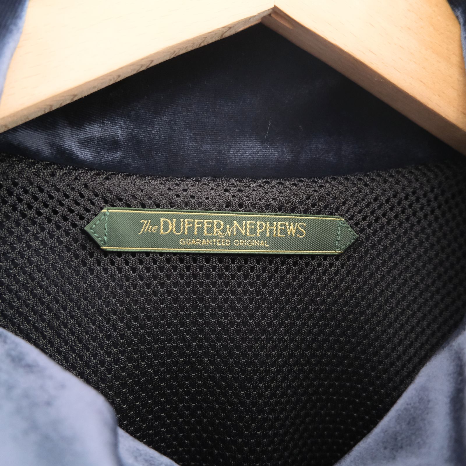 VELOUR TRACK JACKET（NAVY）