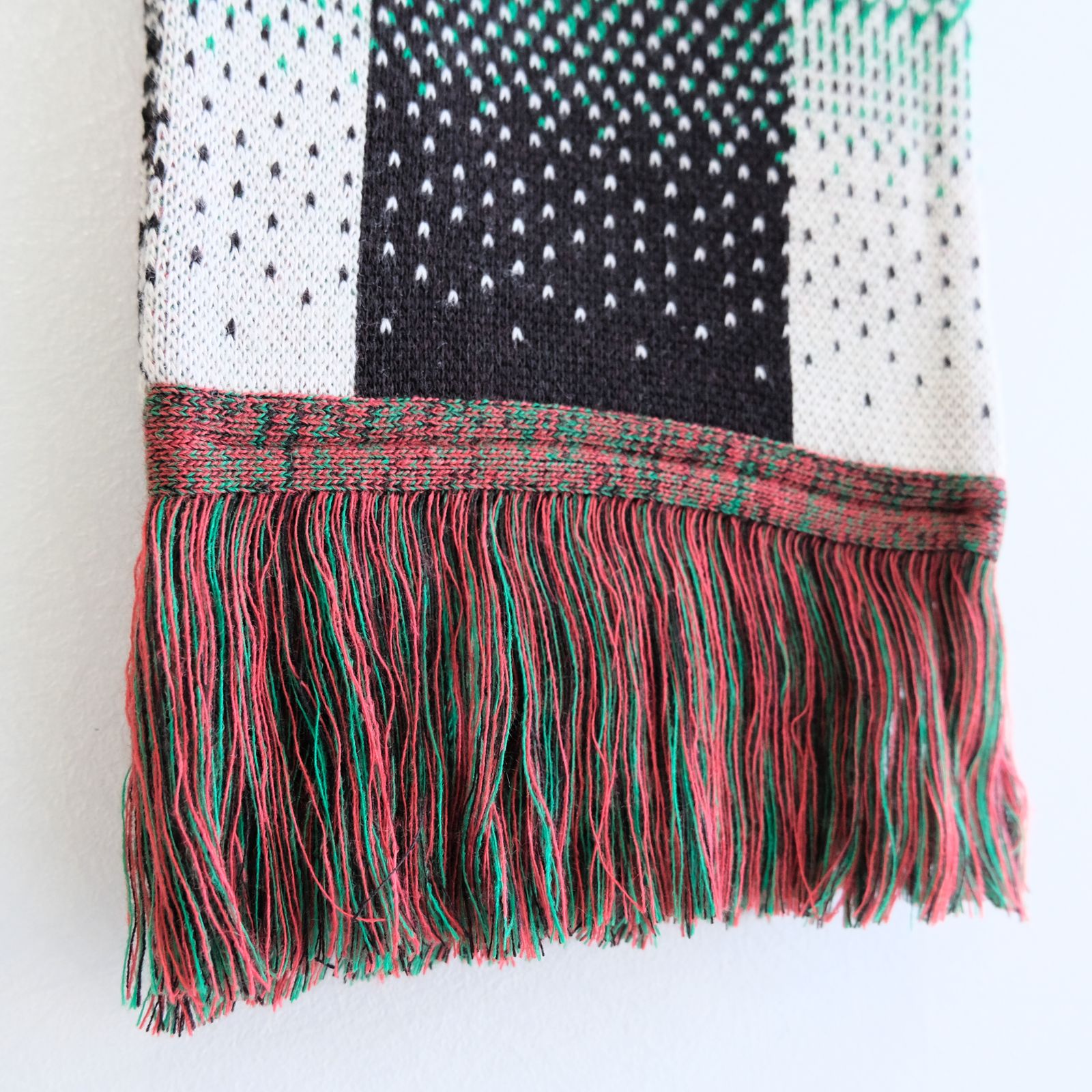 JACQUARD KNIT SOCCER SCARF（MULTI）