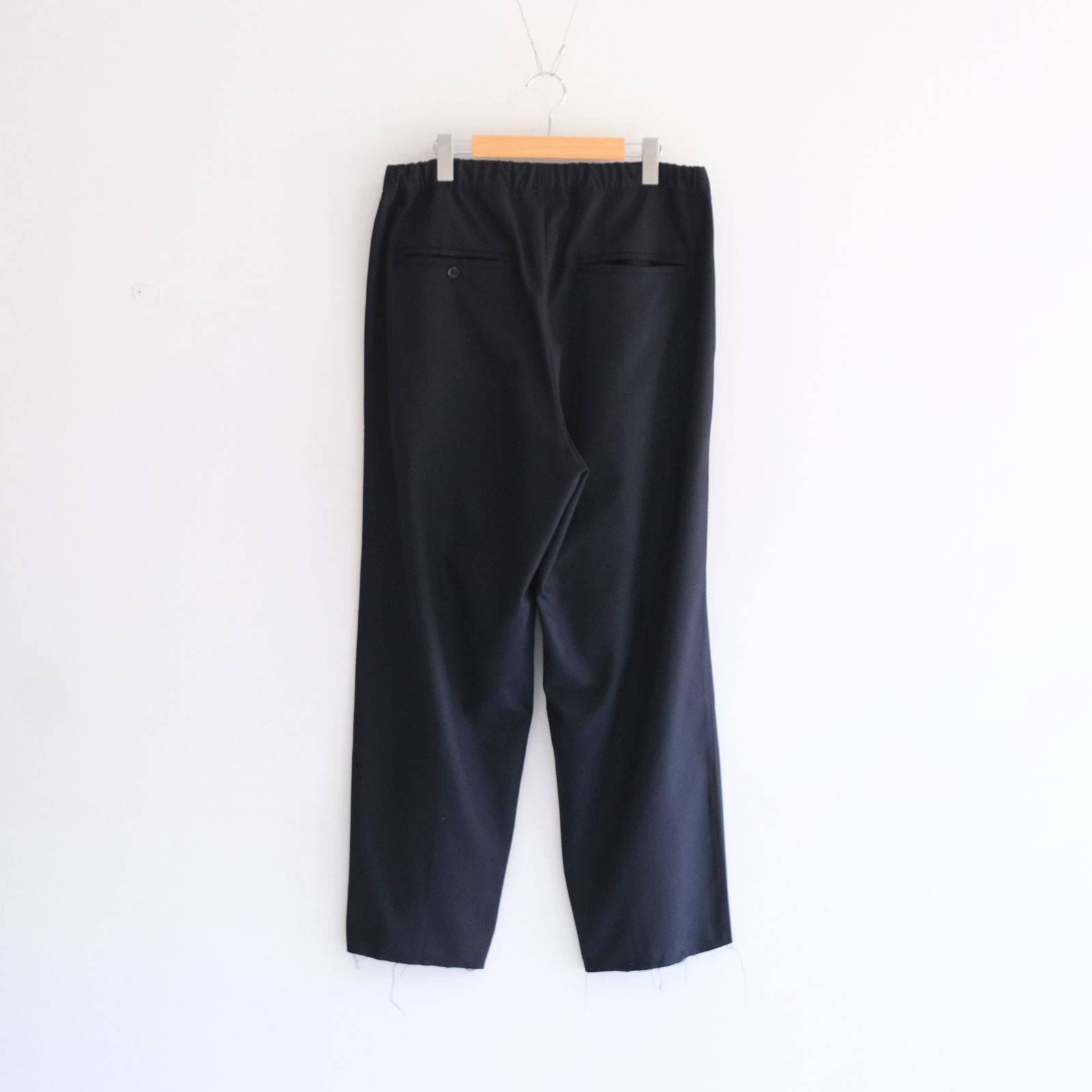 MERELY WOOLEN PINTUCK SLACKS（LIBERTY NAVY）