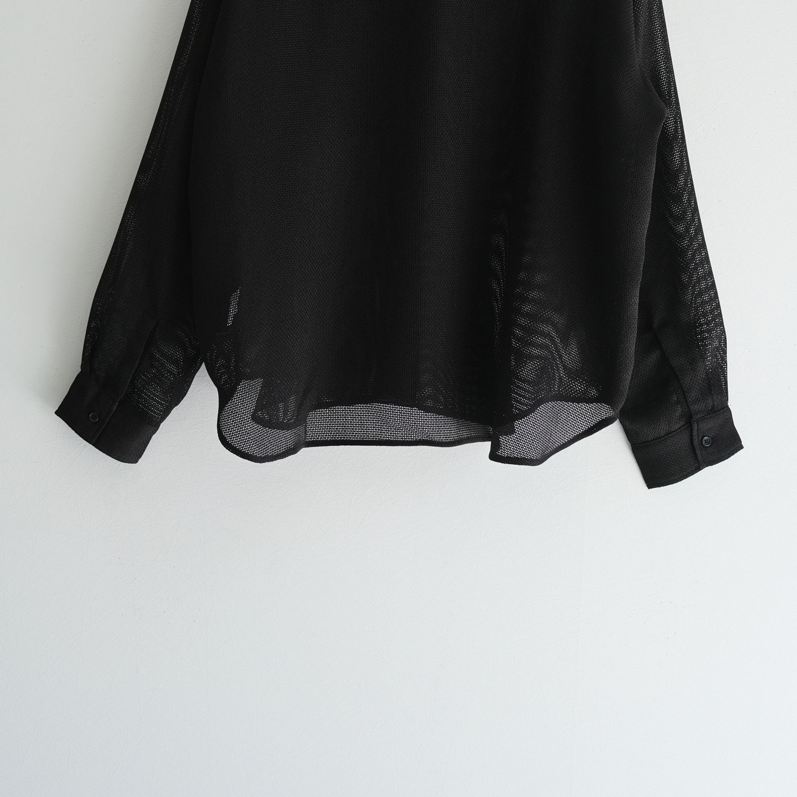 Mesh L/S Shirts / シャツ / 長袖 / Black