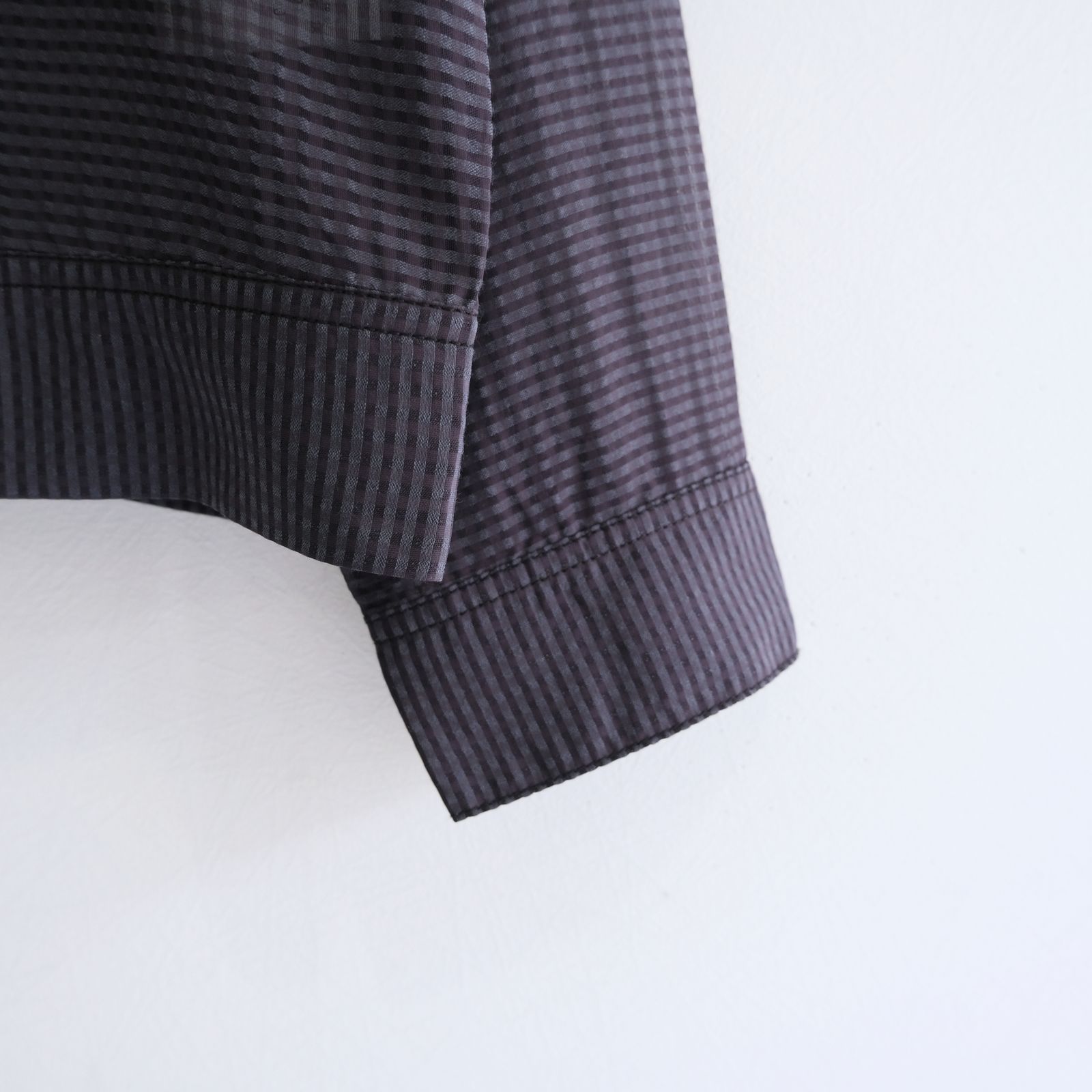 Lee / SEVEN BY SEVEN / SHEER COWBOY JACKET ‐Gingham Check Indian fabric‐ （Navy）
