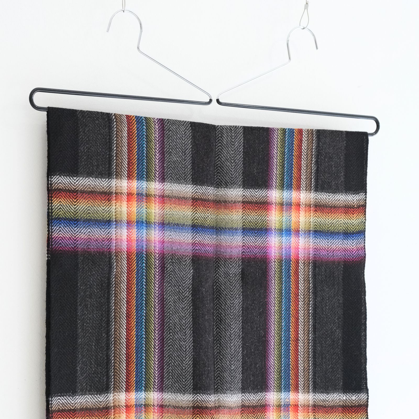【残り1点】Multi Coloured Scarf（Black）