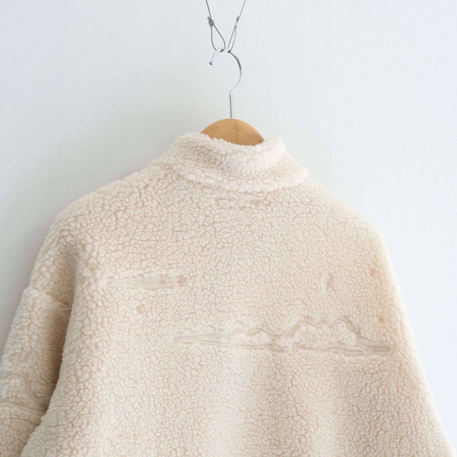 Grass Freece jacket / ジャケット / プルオーバー / フリース / Porlatec / WHITE