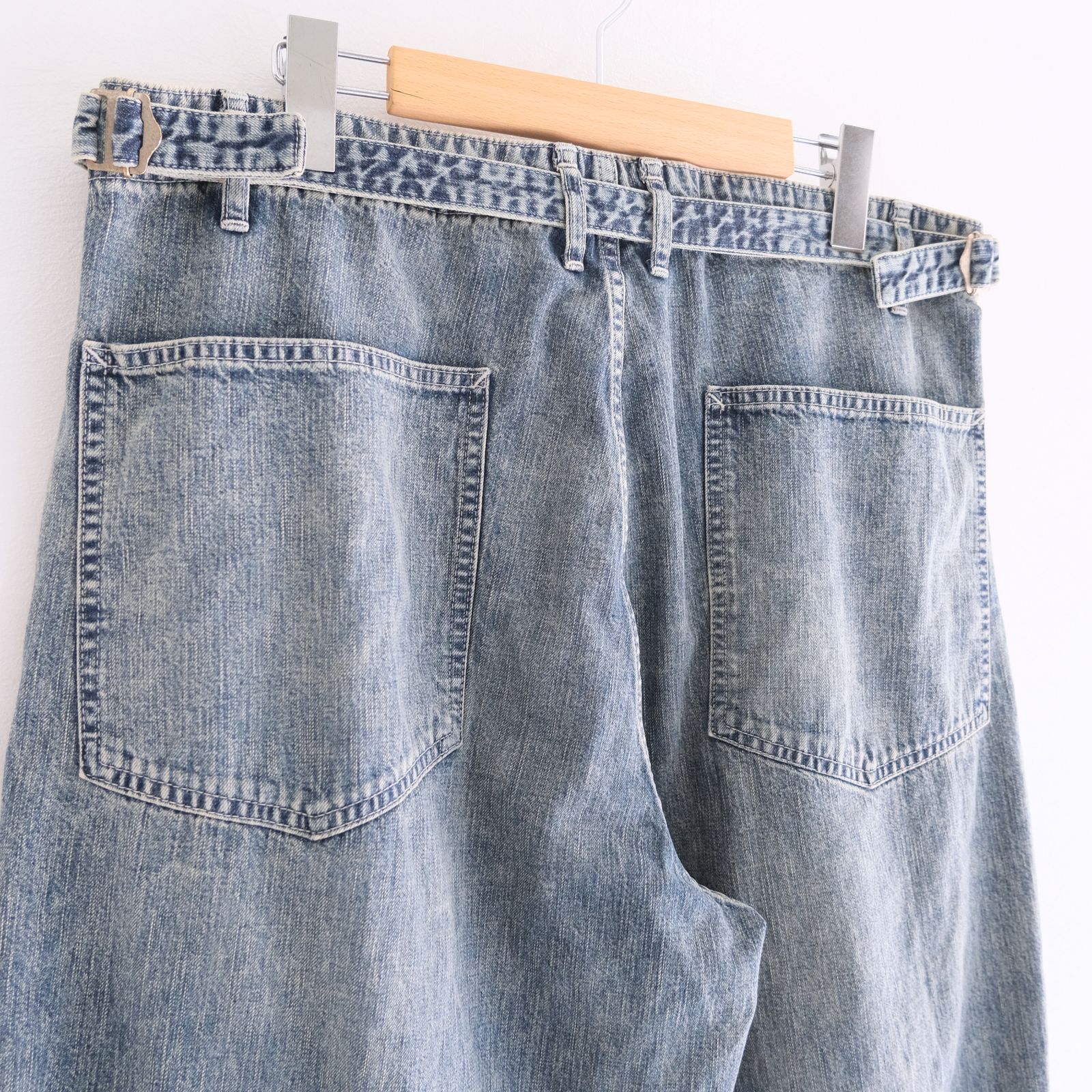 FADED LIGHT DENIM WORK PANTS（FADED BLUE）
