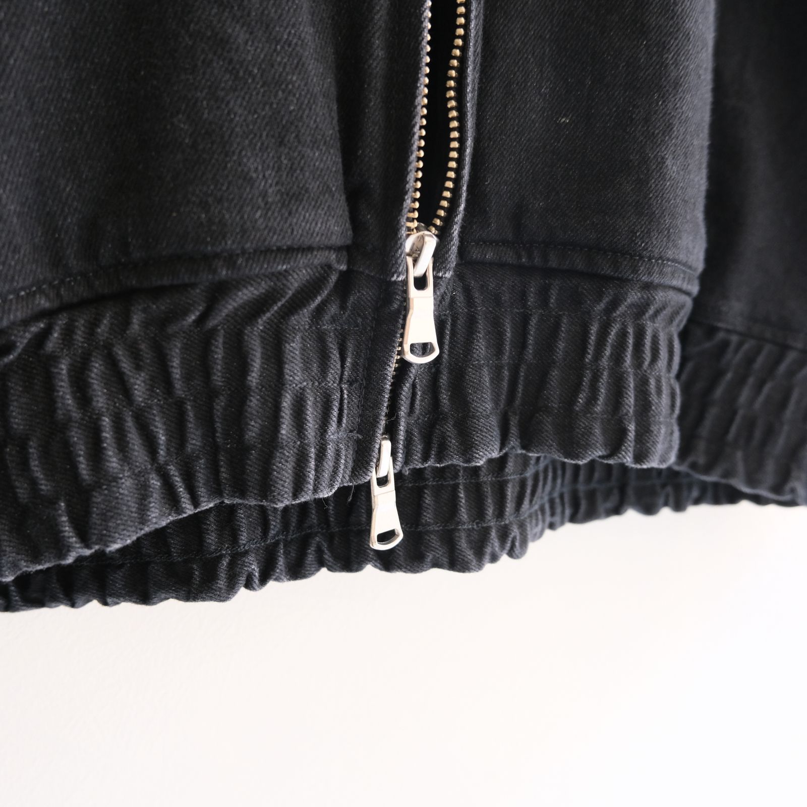 SELVAGE DENIM TRUCK JACKET / トラックジャケット / デニム / セルヴィッチ / BLACK WASH