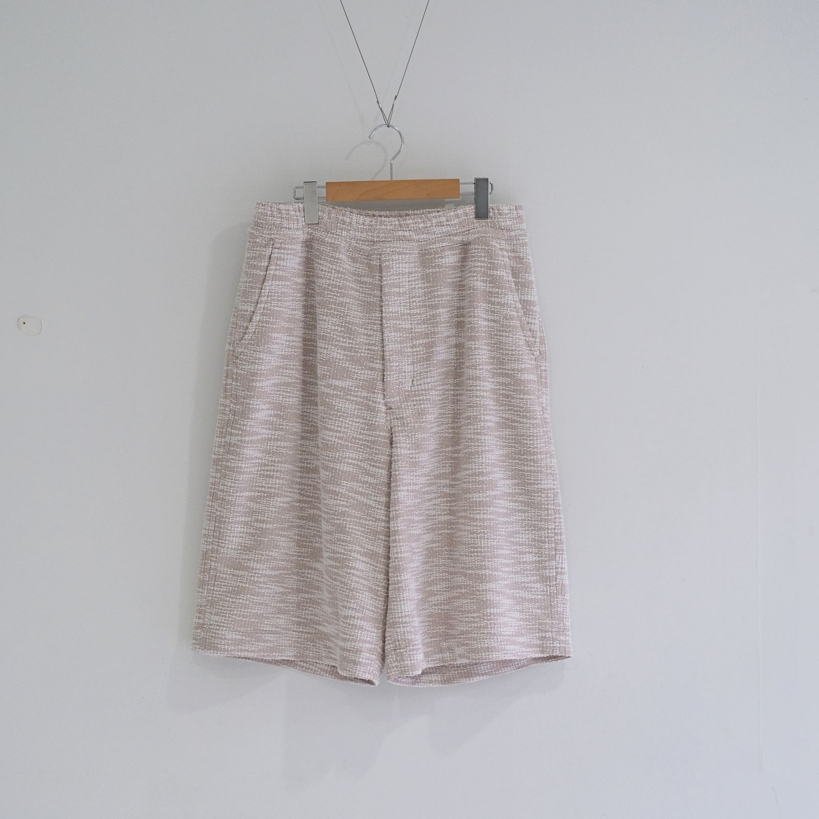 SAPINO JACQUARD WIDE SHORT / ショーツ / BEIGE