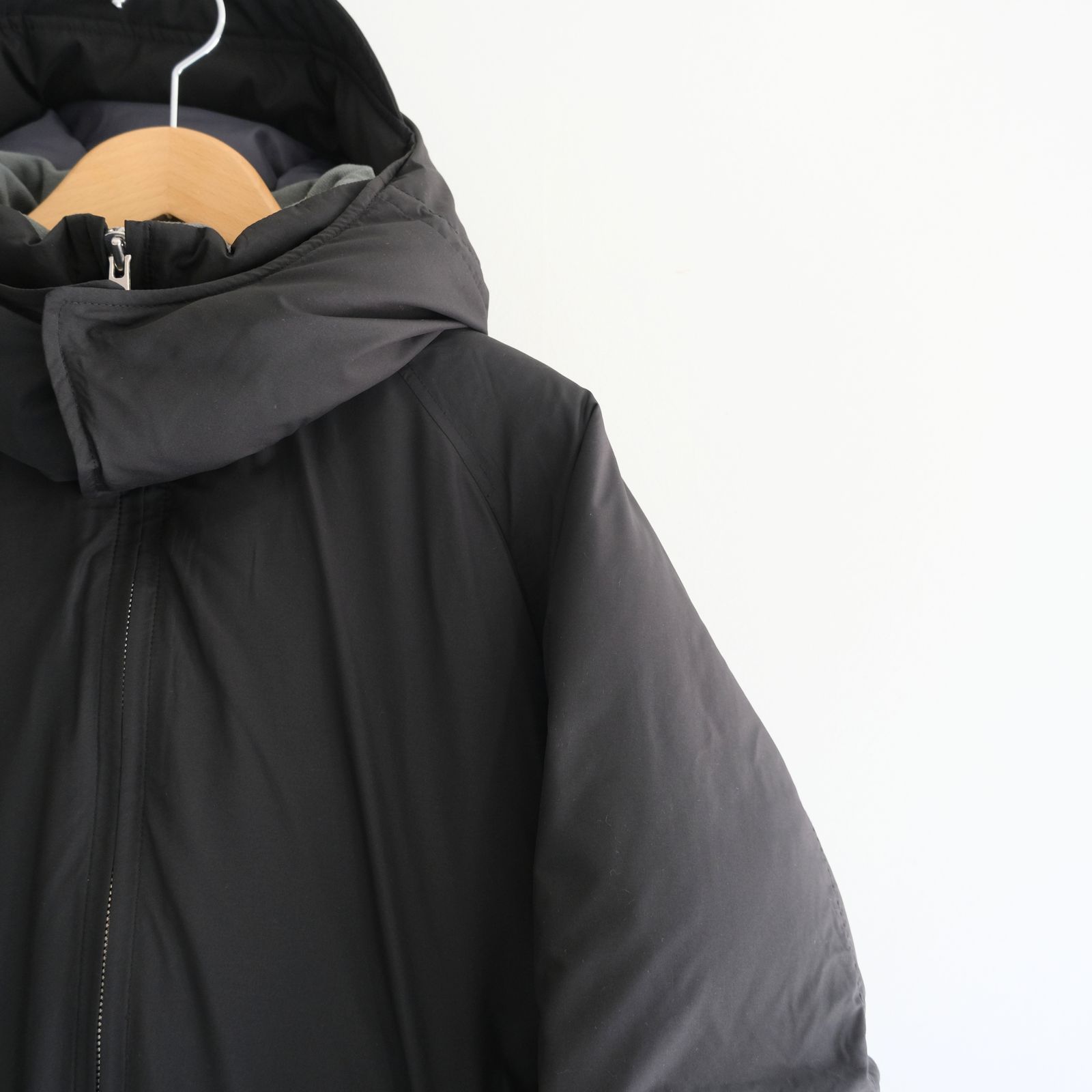 【残り1点】"KATAHDIN"  Water-repellent Down Half Coat（BLACK）