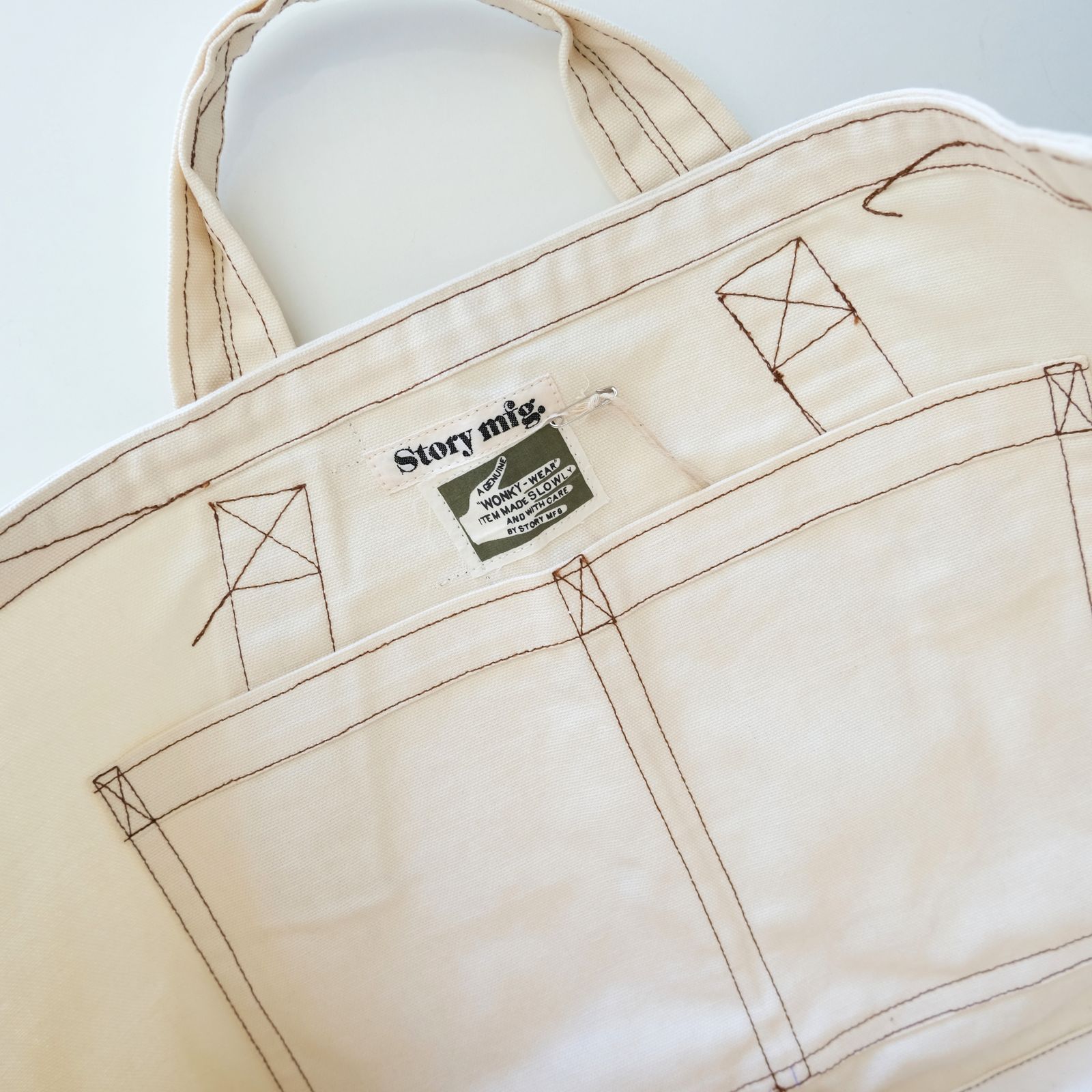 Beech Bag（Ecru Wonky-Wear）