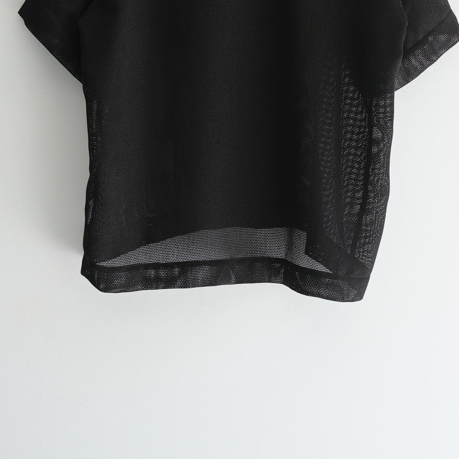 Mesh S/S Shirts / シャツ / 半袖 / Black