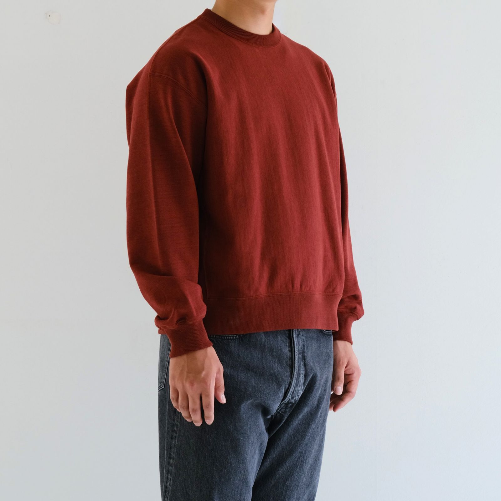 ULTERIOR - FADED SILKY TERRY RW SWEAT SHIRT / スウェット