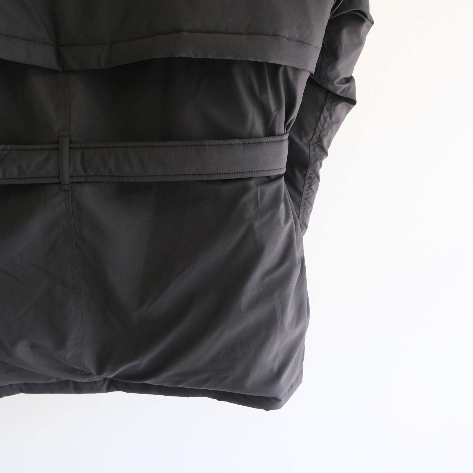 【残り1点】"KATAHDIN"  Water-repellent Down Half Coat（BLACK）
