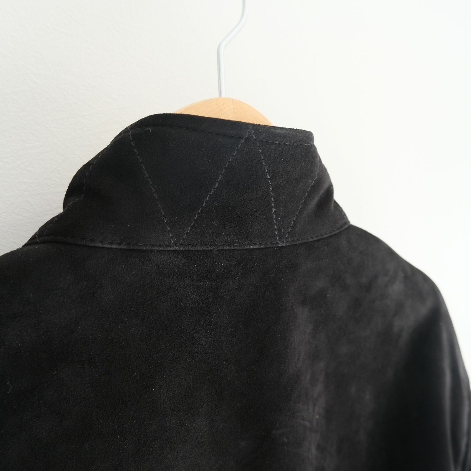 HIKER JACKET / ジャケット / レザージャケット / ハイカージャケット /  SHEEP SUEDE / 羊革 /  BLACK
