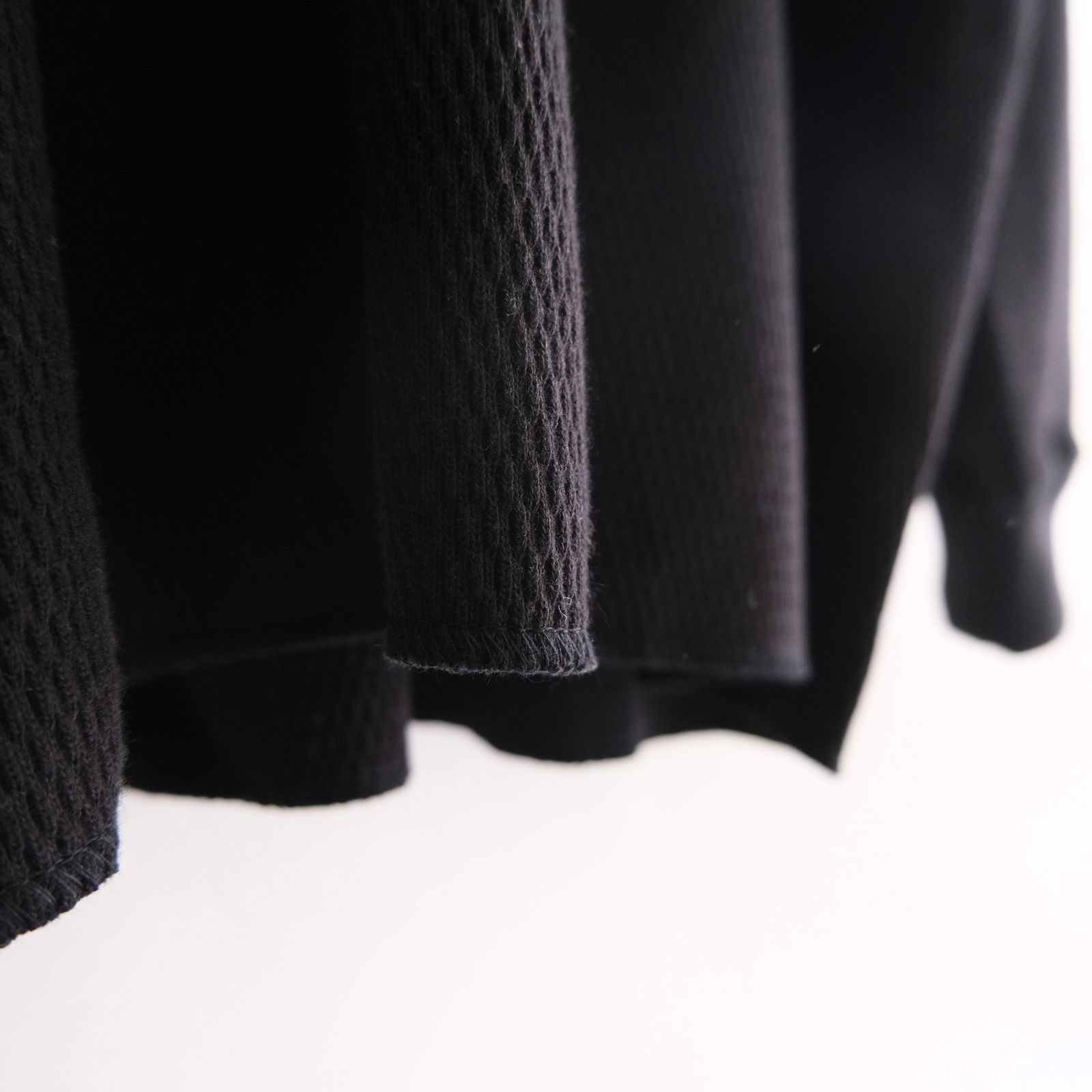 HEAVY WEIGHT THERMAL SHIRTS / サーマル / ロンT / ロングスリーブTシャツ / Black