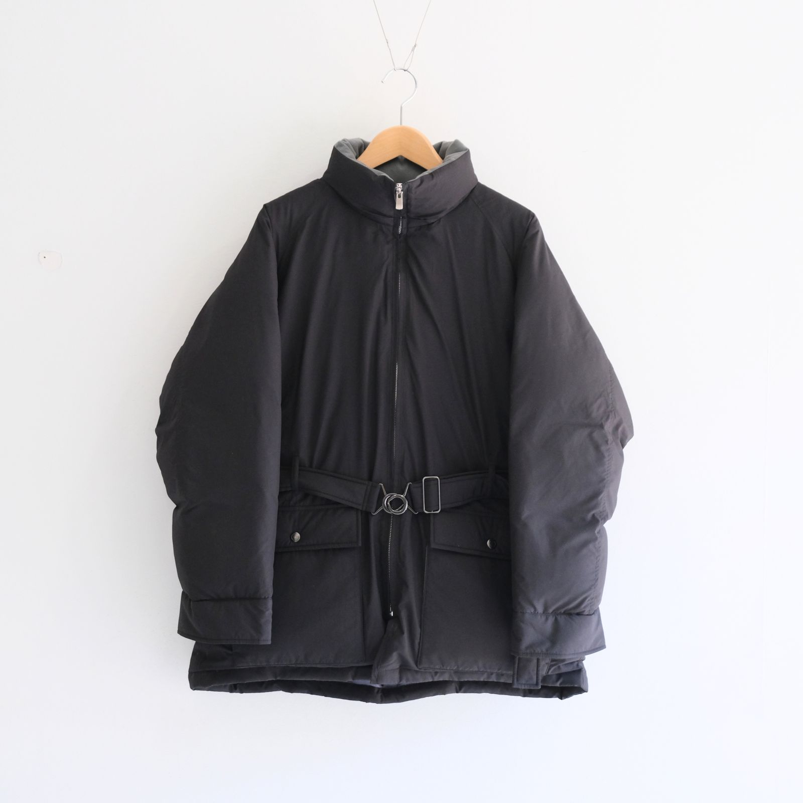 【残り1点】"KATAHDIN"  Water-repellent Down Half Coat（BLACK）
