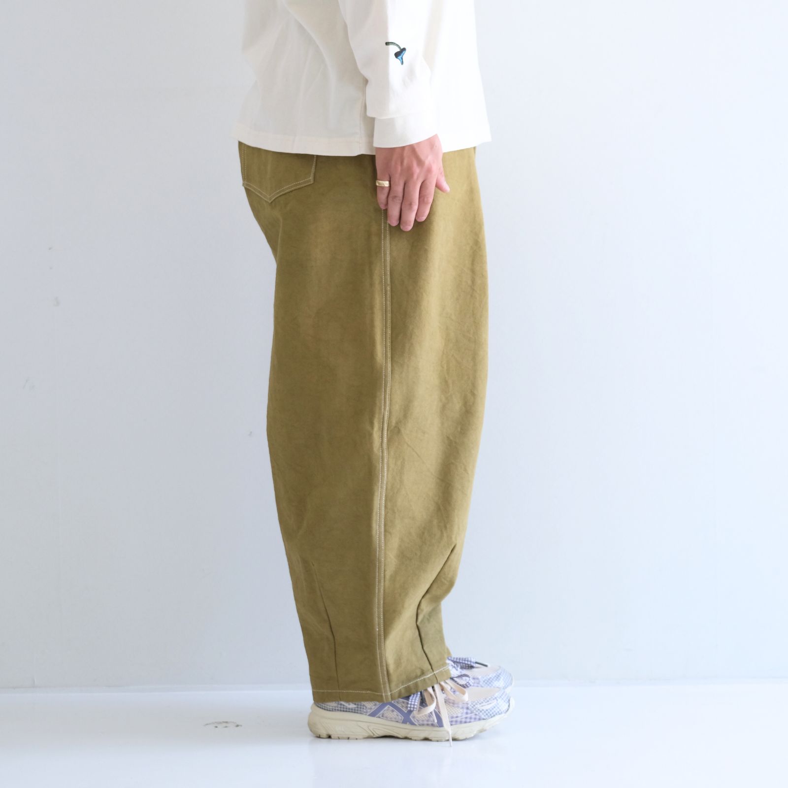 LUSH PANTS / パンツ / キャンバス地 / オーガニックコットン / OLIVE
