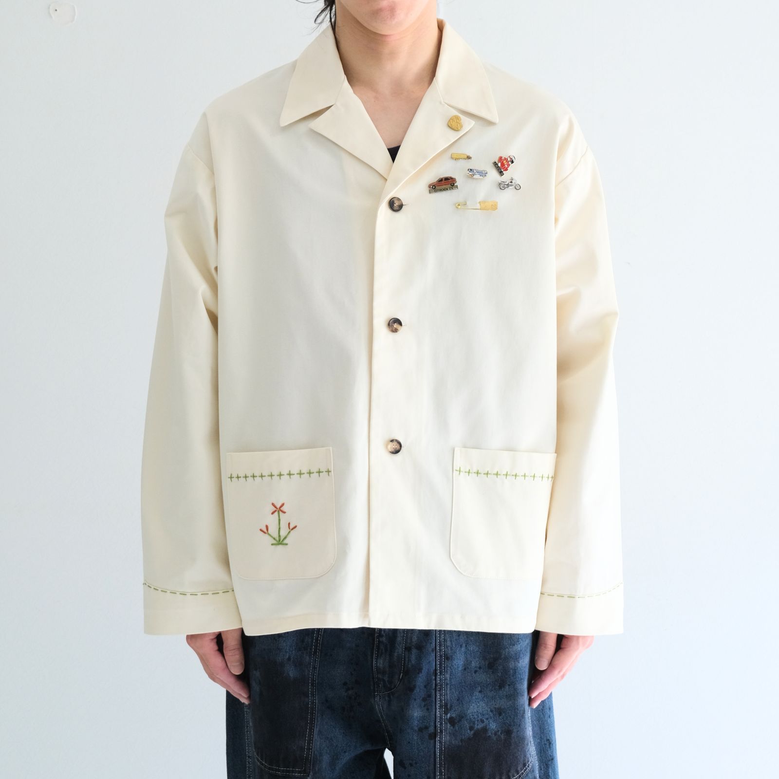 【残り1点】PAJYAMA JAKET CHINO（OFF WHITE）