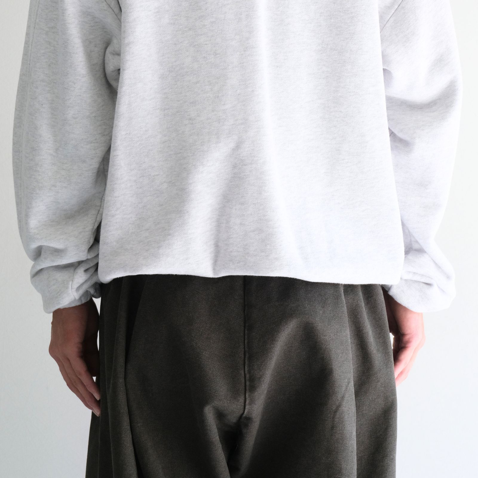 BAL / BIKE ATHLETIC LOOP WHEEL COTTON CREW / BAL × BIKE / アスレチック ループホイール コットンクルー（ASH GRAY）