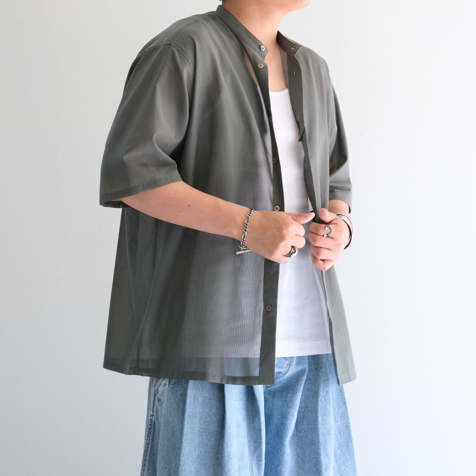 Gas boil cotton - Reiziger / （Greyish dark green）