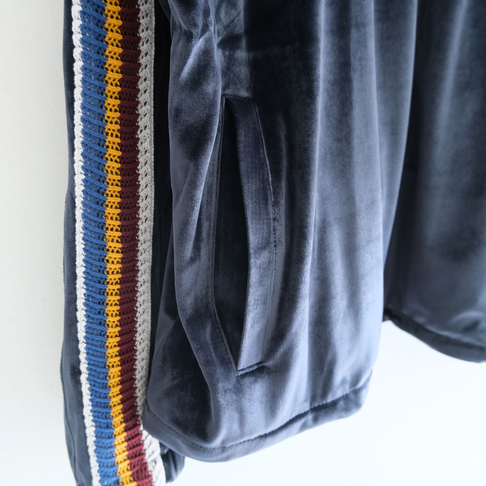 VELOUR TRACK JACKET（NAVY）