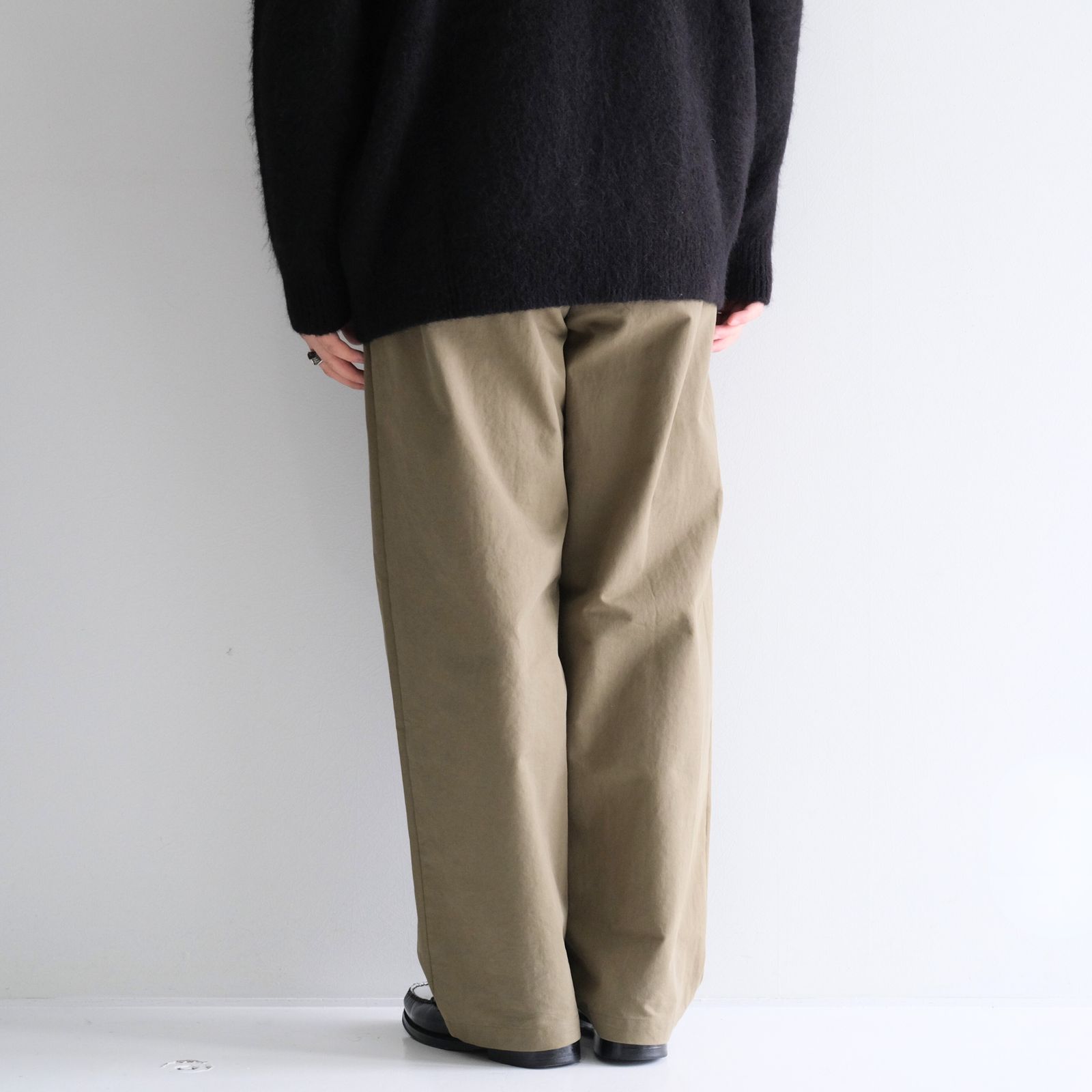 Logic Pleat Pant / ロジックプリーツパンツ（Olive）