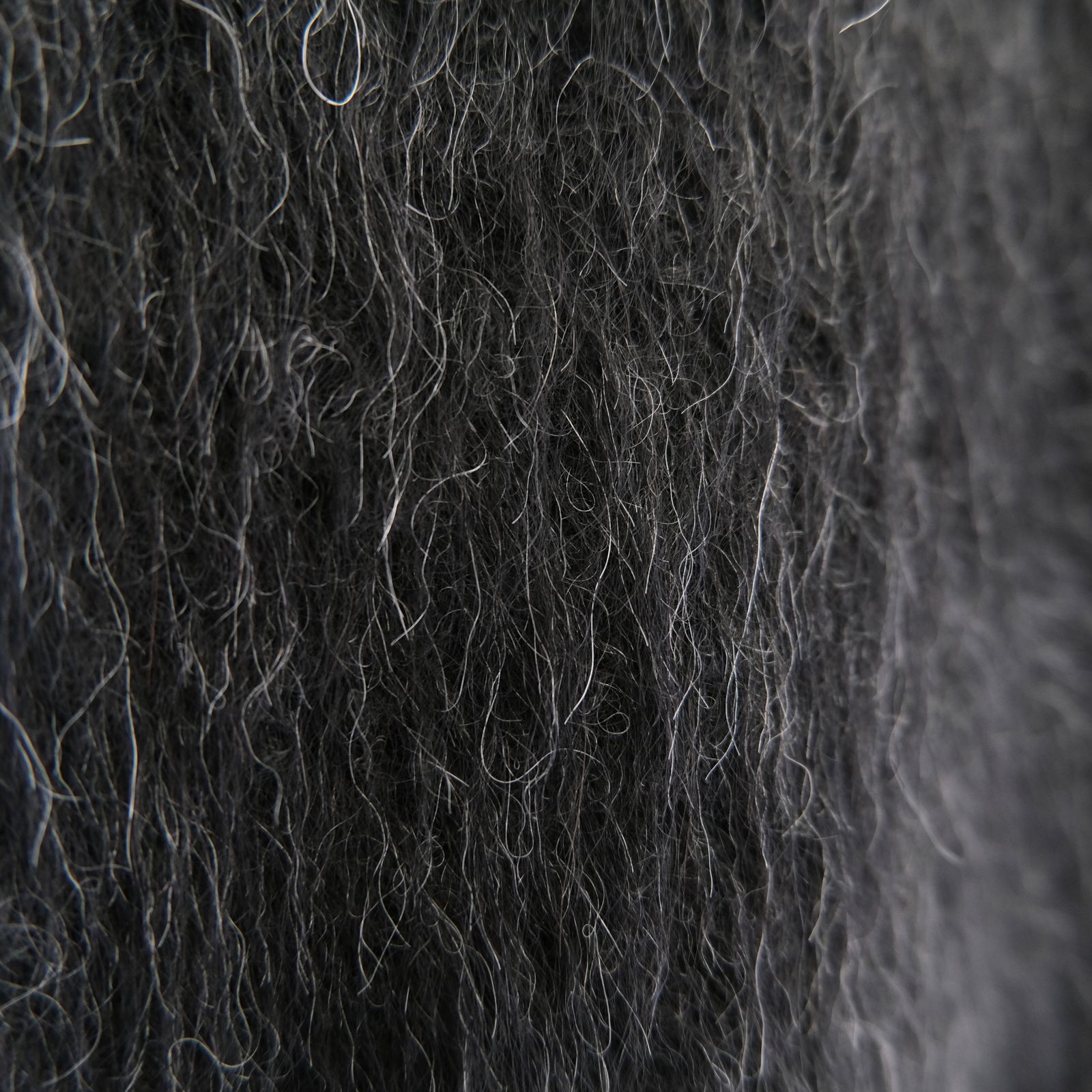 Suri Alpaca Cardigan / カーディガン / アルパカ / スリアルパカ / Black