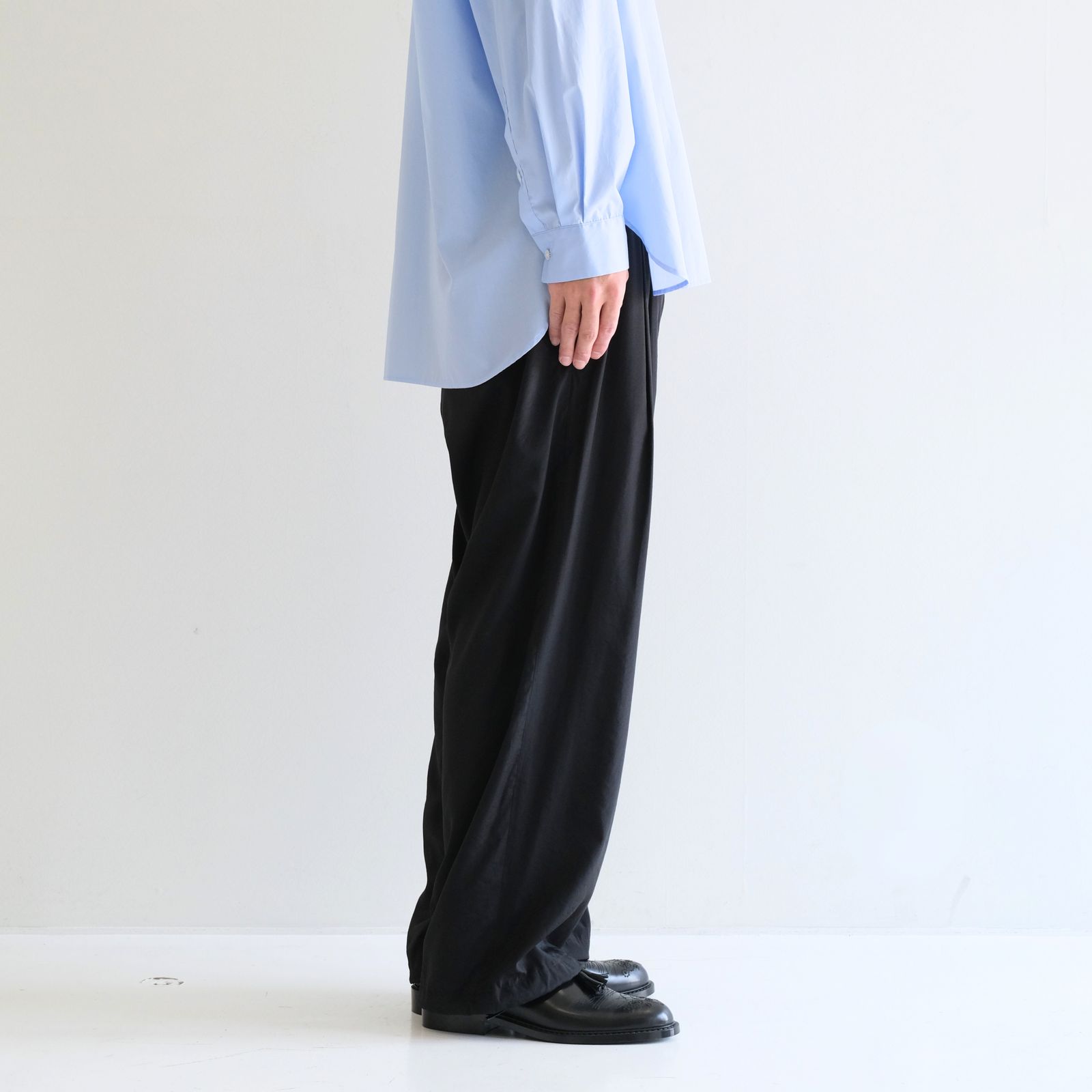 【残り1点】Cupro Nylon Browsing Pants（Black）