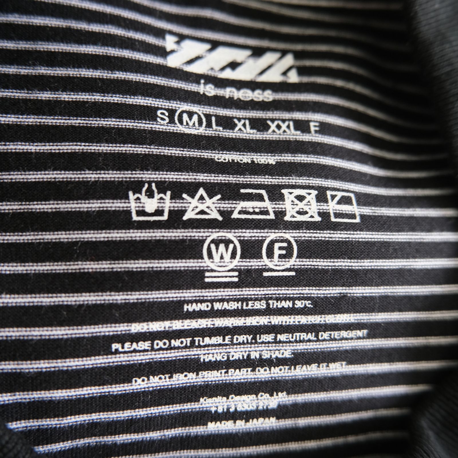 BALLOON BORDER SHORT SLEEVE T-SHIRT / Tシャツ / バルーン / ボーダー / BLACK × WHITE