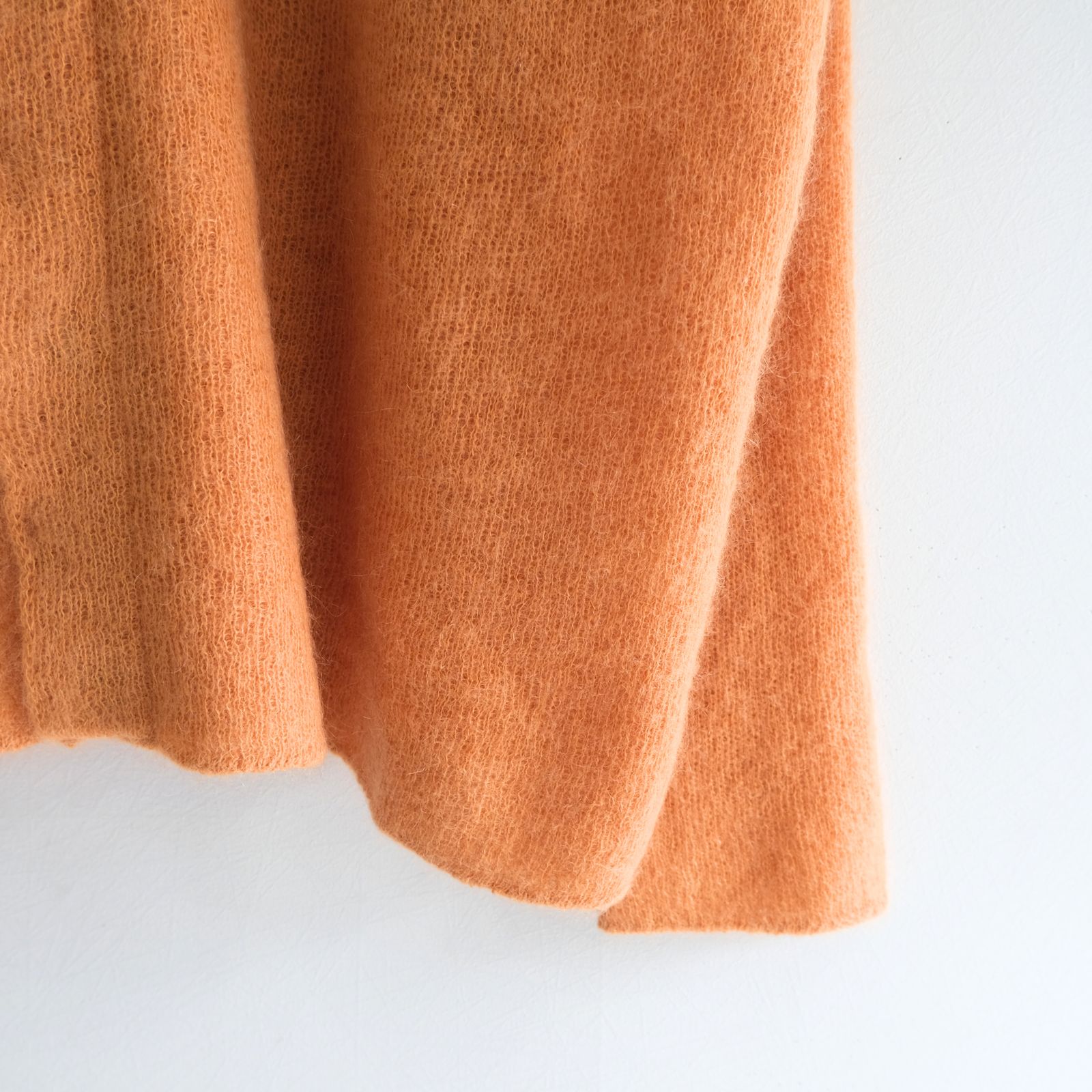 【残り1点】Kid Mohair Knit Shirts（Orange）